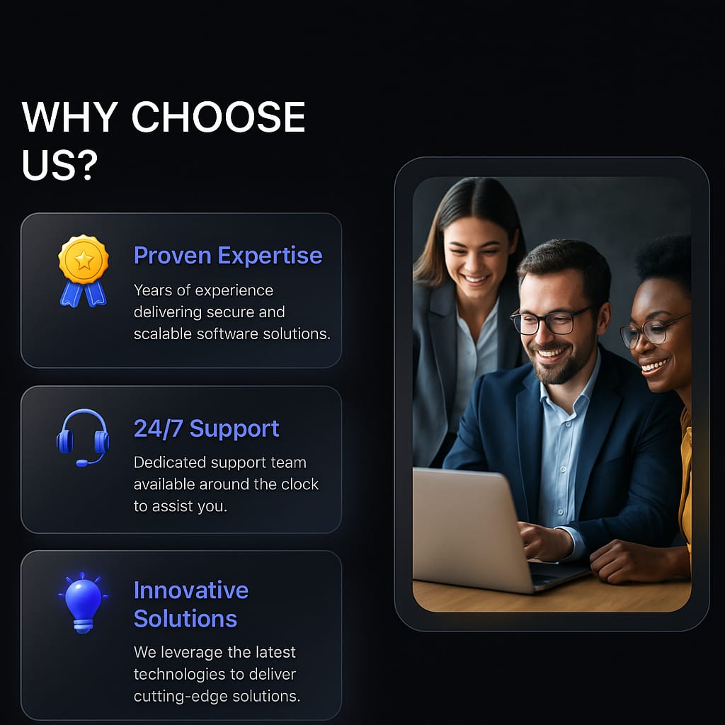Professional team delivering innovative software solutions